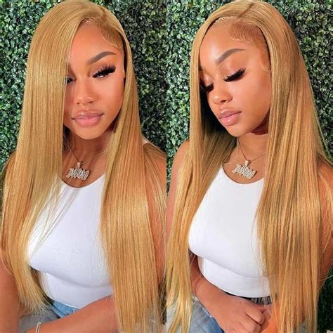 short honey blonde wigs|honey blonde lace frontal.